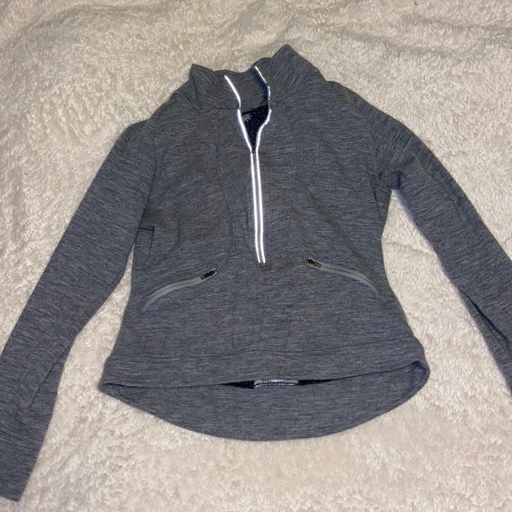Athleta Cropped Quarter Zip